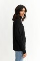 Sweater cuello rompeviento NEGRO