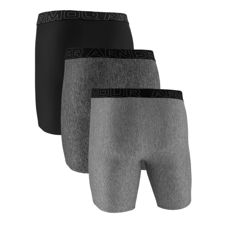 UA PERFORMANCE TECH - SOLID 9 IN 3PK GRY