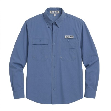 CAMISA MANGA LARGA FISHING AZUL CAMISA MANGA LARGA FISHING AZUL