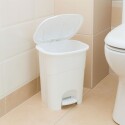 PAPELERA 10 LITROS PARAMOUNT CON PEDAL BLANCO PAPELERA 10 LITROS PARAMOUNT CON PEDAL BLANCO