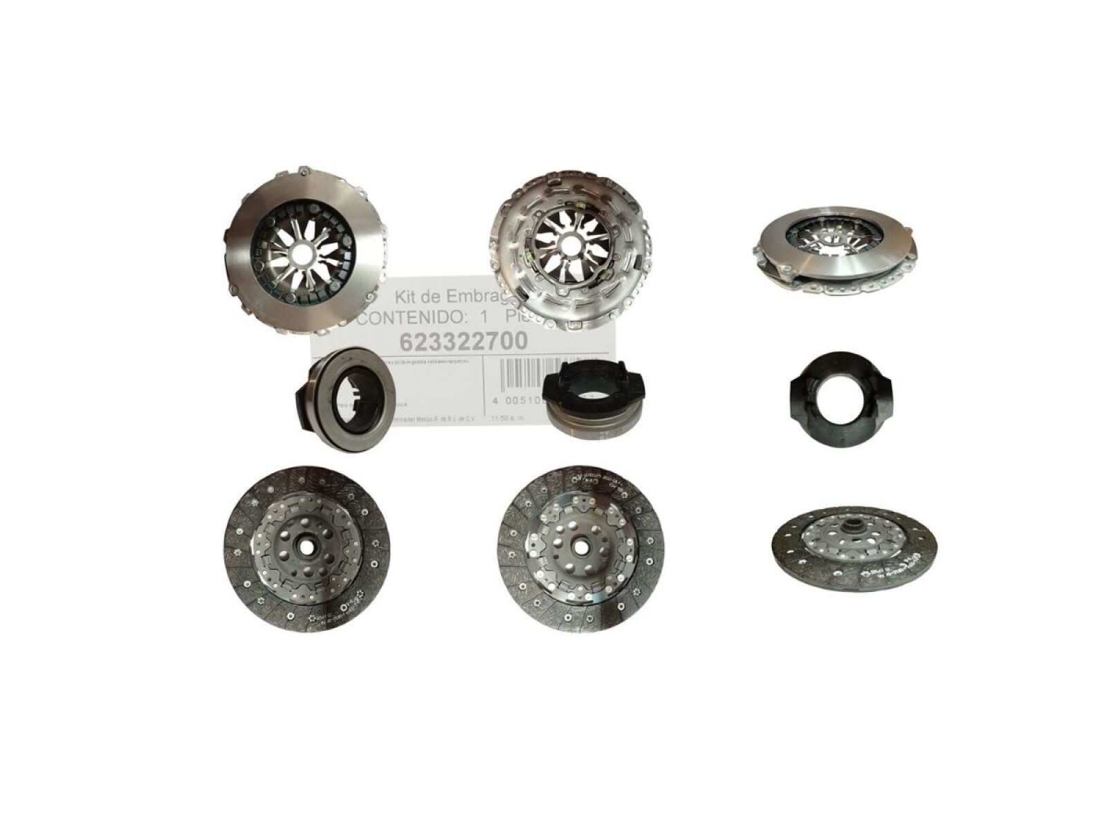 Kit Embrague C/Rod Luk Audi A3 10-11 Ø230-Est.28 