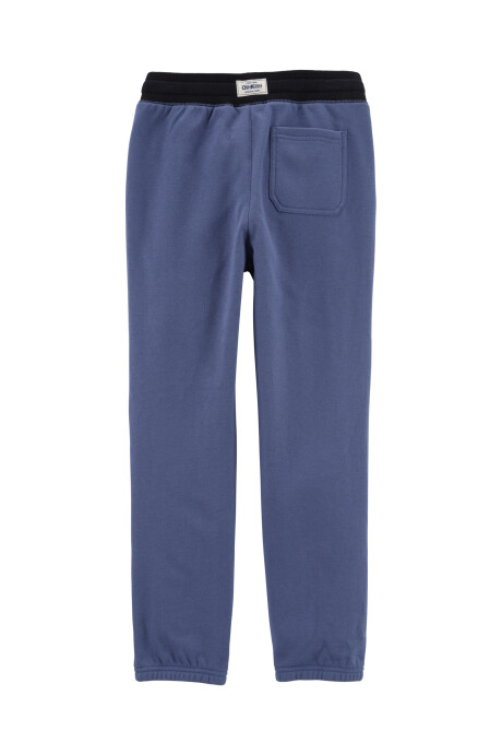 Pantalón deportivo de algodón, azul Sin color