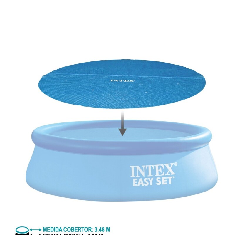 INTEX COBERTOR LONA SOLAR PARA PISCINA DIÁMETRO 3.66 METROS Intex Cobertor Lona Solar Para Piscina Diámetro 3.66 Metros