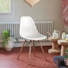 Silla Eames DKR - Base En Madera Blanco