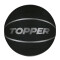 Pelota Topper Basket 7 Negro - Plateado