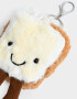 Llavero Llavero Y Charm Peluche De Tostada - Marron Camel