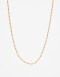 Collares Cortos Metal Collar Corto Delicado Orgánico - Dorado