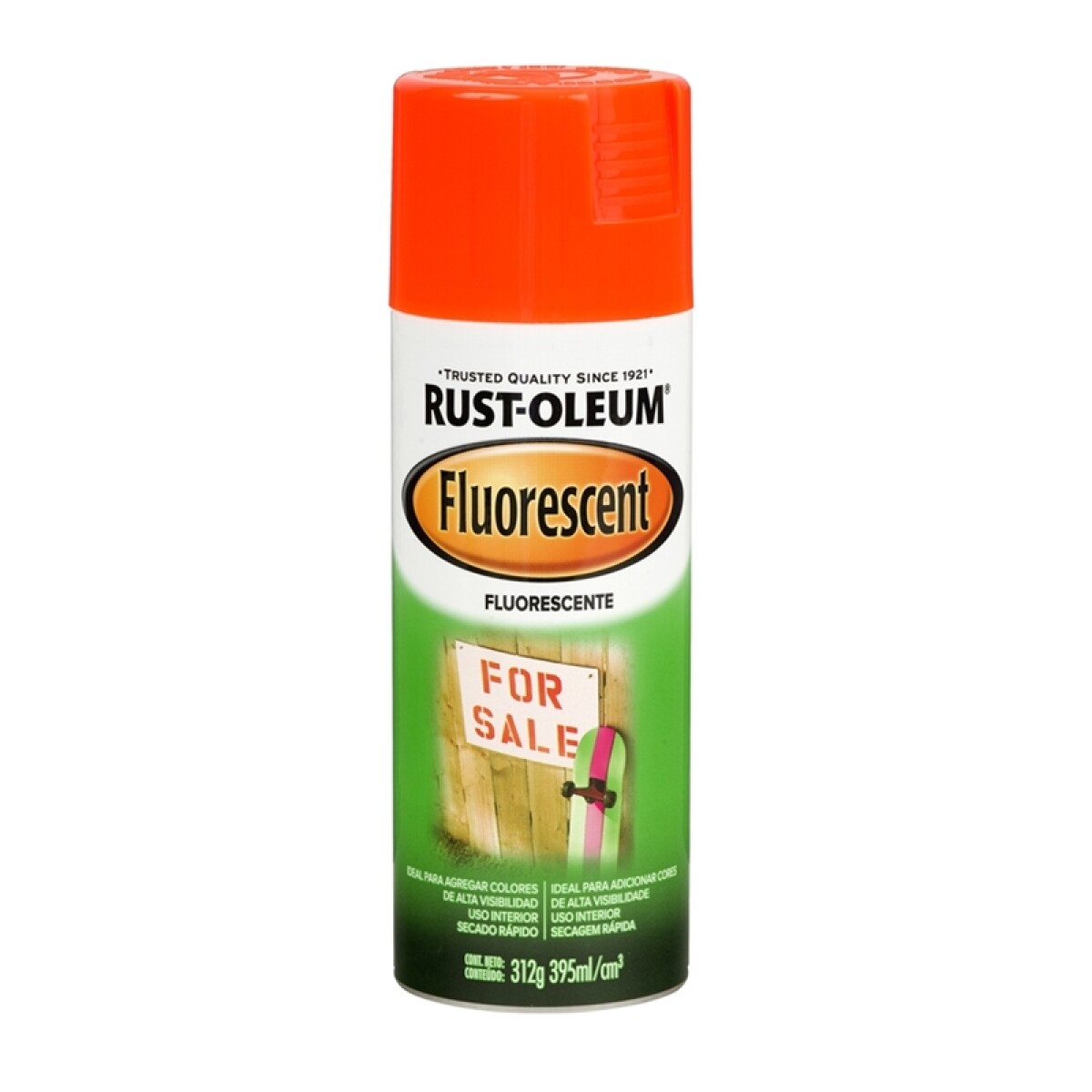 AEROSOL RUST OLEUM FLUORESCENTE 312gr. - NARANJA 