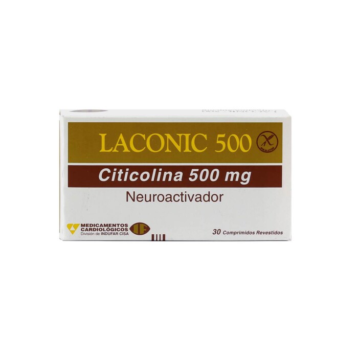 LACONIC 500 MG. CJ X 30 COMP. REC. única