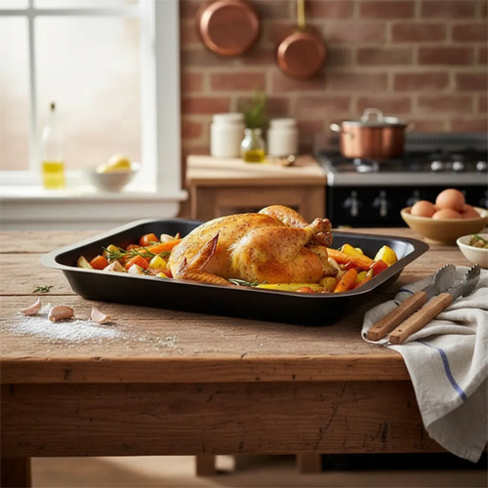Asadera Grafito 35 x 27 cm CHEFF-FLON Asadera Grafito 35 x 27 cm CHEFF-FLON