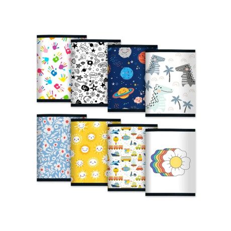 Cuaderno Campus 48 Hojas Doble Raya Surtido