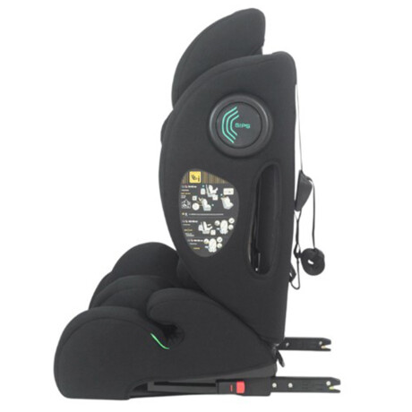 Booster con respaldo Dina INFANTI Negro