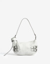 City Cartera City Con Hebillas - Blanco Crudo