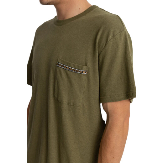 Remera Mc Rhythm Linen Ss T-Shirt - Verde Remera Mc Rhythm Linen Ss T-Shirt - Verde