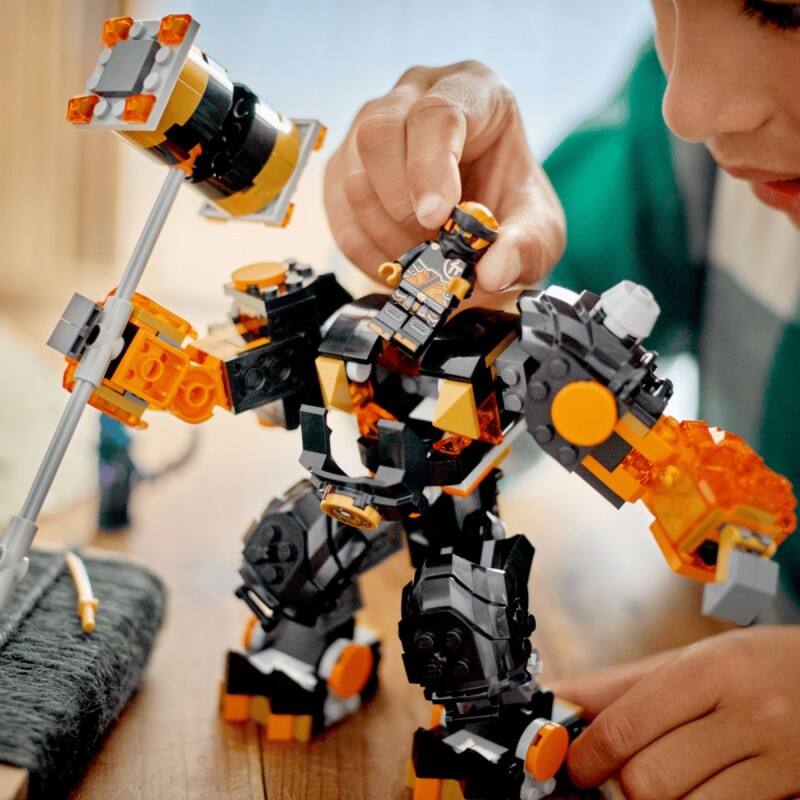 Lego Ninjago Mech elemental de la tierra de Cole 209 pcs 7+ Lego Ninjago Mech Elemental De La Tierra De Cole 209 Pcs 7+