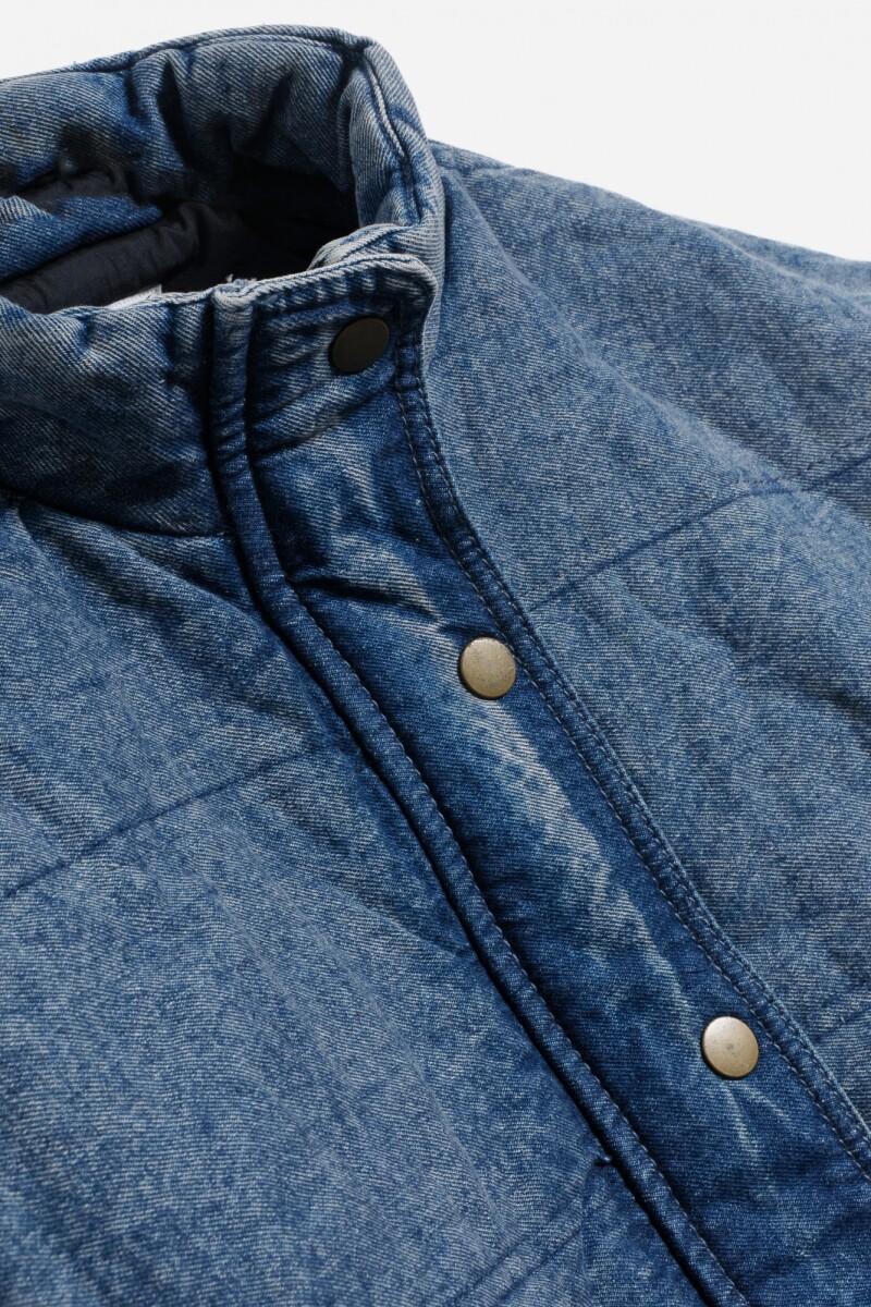 Campera con padding AZUL