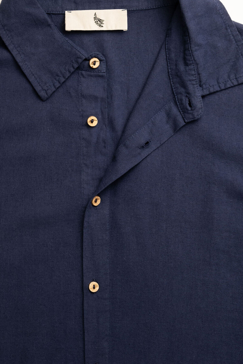 LONG SLEEVE LINEN SHIRT Oceano