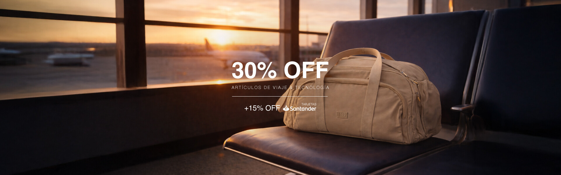 30% viaje + tecnología