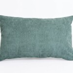 Almohadón Deco Gamuza Verde 30×50 cm