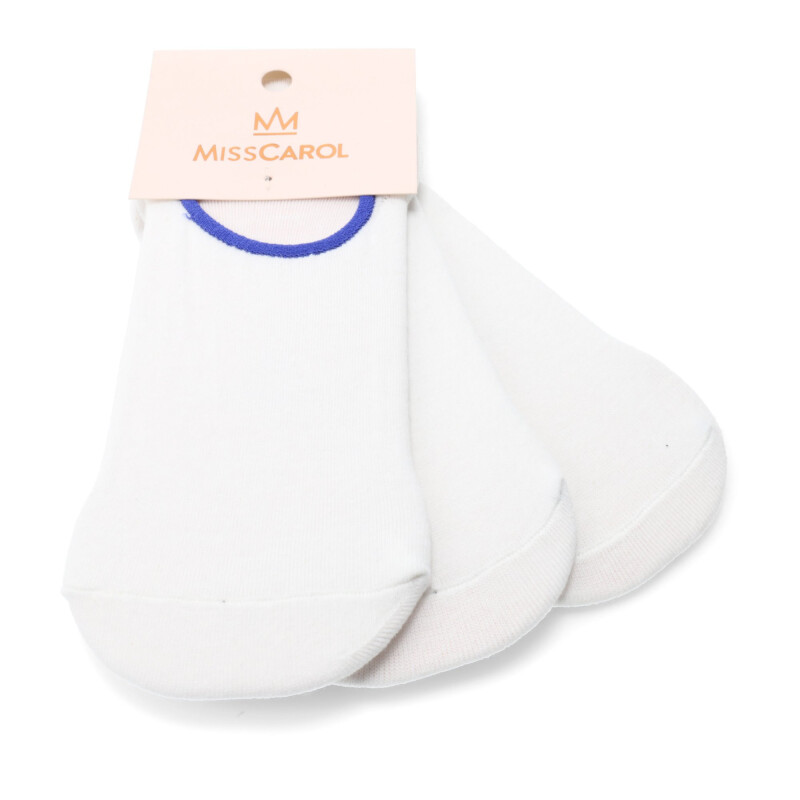 Medias de Mujer Miss Carol Media Basic pack X3 Blanco