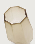 Jarrón Arai de vidrio reciclado gris 16,5 cm