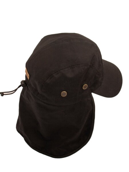 Gorro Visera con Tapanuca Negro