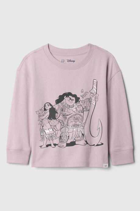 Remera Moana Manga Larga Toddler Niña Pale Plum