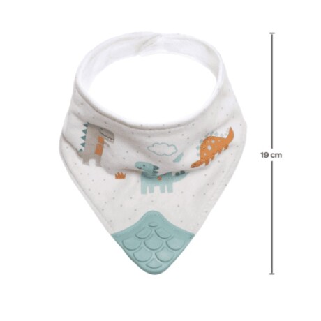 Bandana babero toalla con mordillo Magic dino