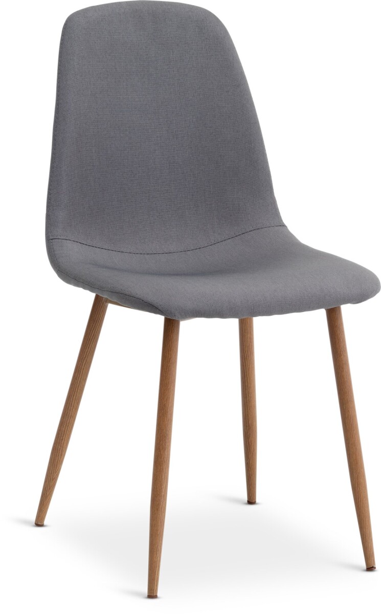 Silla de comedor JONSTRUP tela gris 