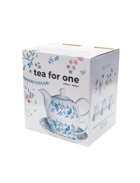 TEA FOR ONE 275ML+400ML FLORES AZUL TEA FOR ONE 275ML+400ML FLORES AZUL