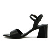 Sandalias Cuero Mujer Darkness Negro