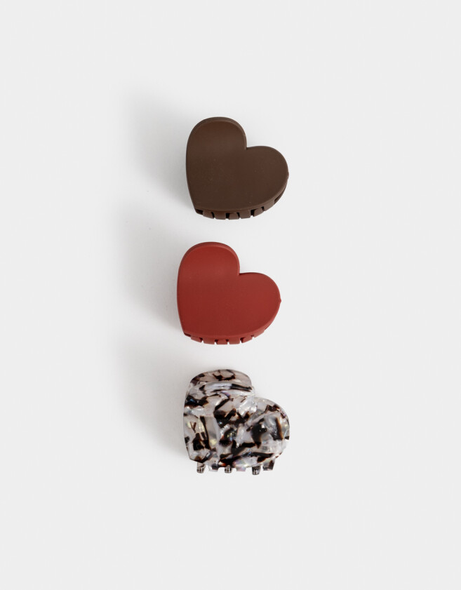 Broches Sets Carey Set De Broches Carey - Combinacion Tricolor