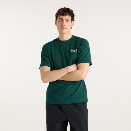 Remera New Balance de Hombre - Grab a Bite - MT62S7YPNOG GREEN