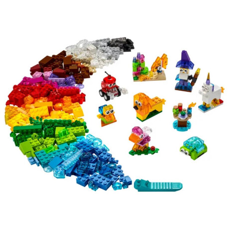 Lego Bricks Creativos Transparentes 500 Piezas 4+ Lego Boys