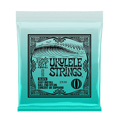ENCORDADO UKELELE ERNIE BALL SOPRANO CONCERT BLACK ENCORDADO UKELELE ERNIE BALL SOPRANO CONCERT BLACK