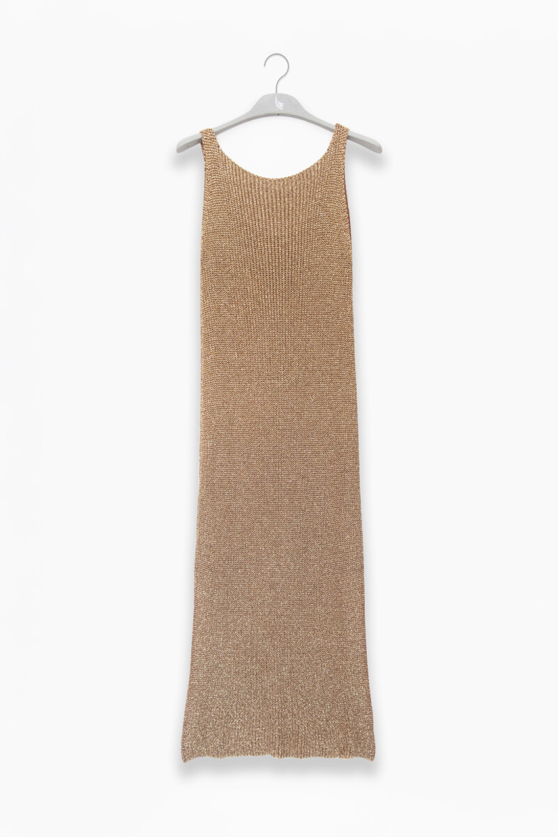 ELI LUREX DRESS Camel