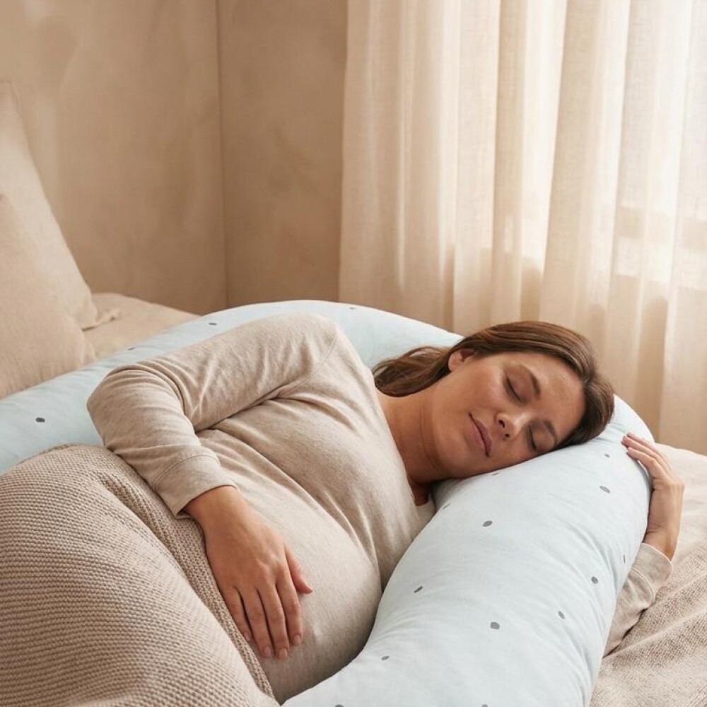 Almohada maternal MAMMA PILLOW kikkaboo stripy friends