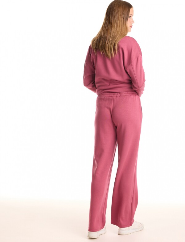 Jogger Basico Recto ROSA OSCURO