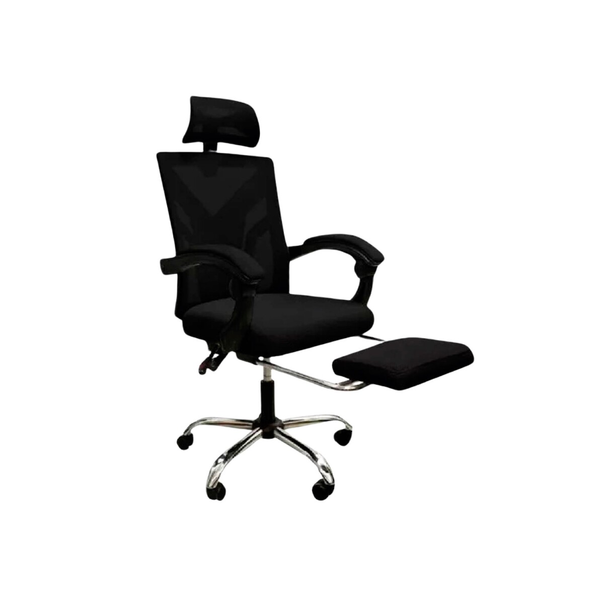 Silla Ejecutiva Ergonómica Lumax Modelo Clyde con Apoyapies - Negro 