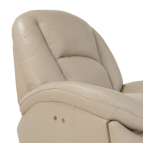 Butaca Cozy (Reclinable eléctrica) - Cuero Básico 519 (Beige)