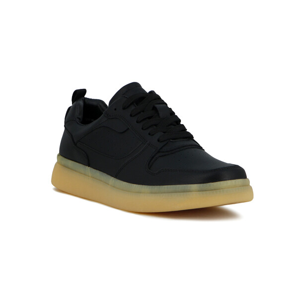 Country Calzado Casual Hombre Acordonado - Negro Negro