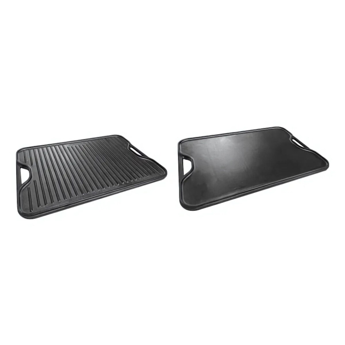 Plancha de Hierro Fundido Curado Doble Cara Victoria 50x35cm 