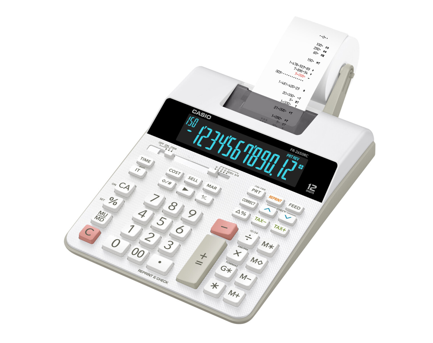 Calculadora Impresión Tipo Escritorio FR-2650RC-E-DC Casio 