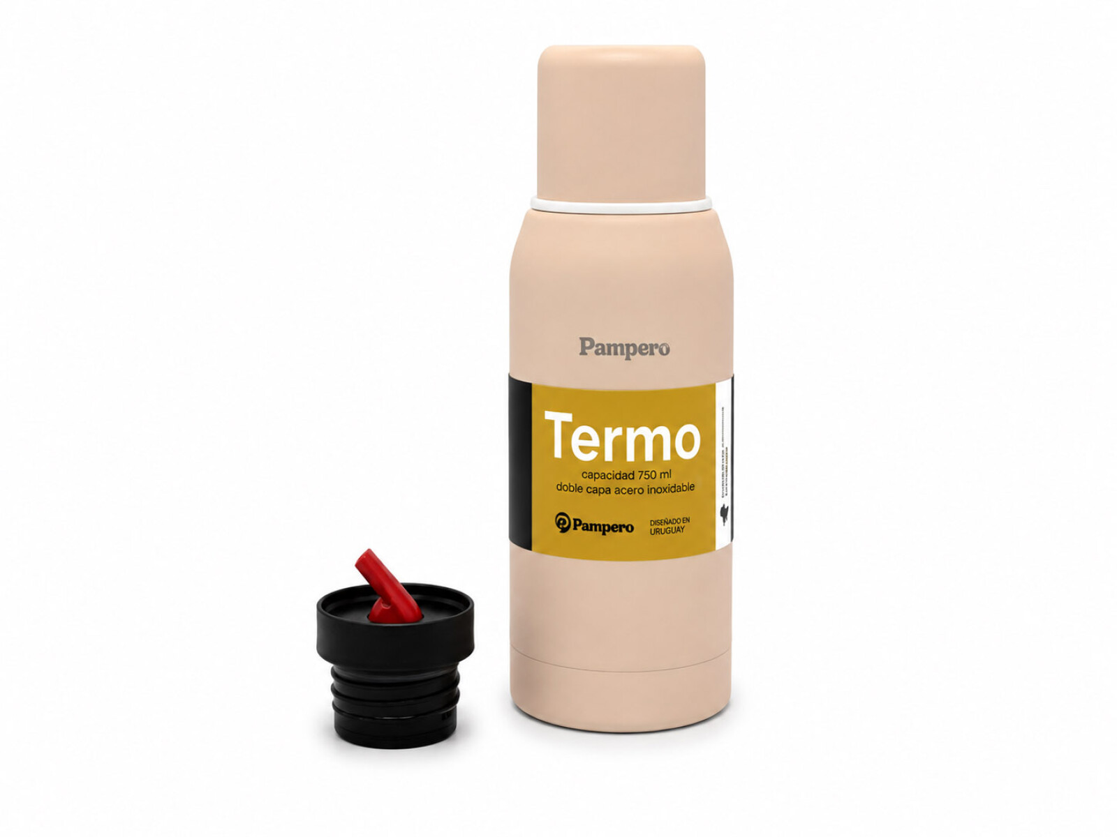 TERMO ACERO DOBLE CAPA 750ML - Rosado 
