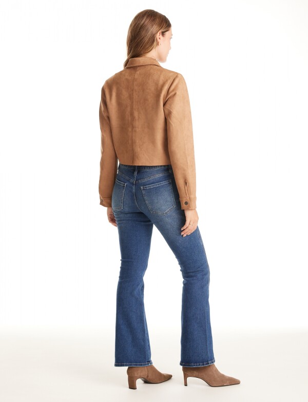 Chaqueta Suede TOSTADO