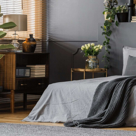 Sabanas 200 hilos Gris Plaza y Media