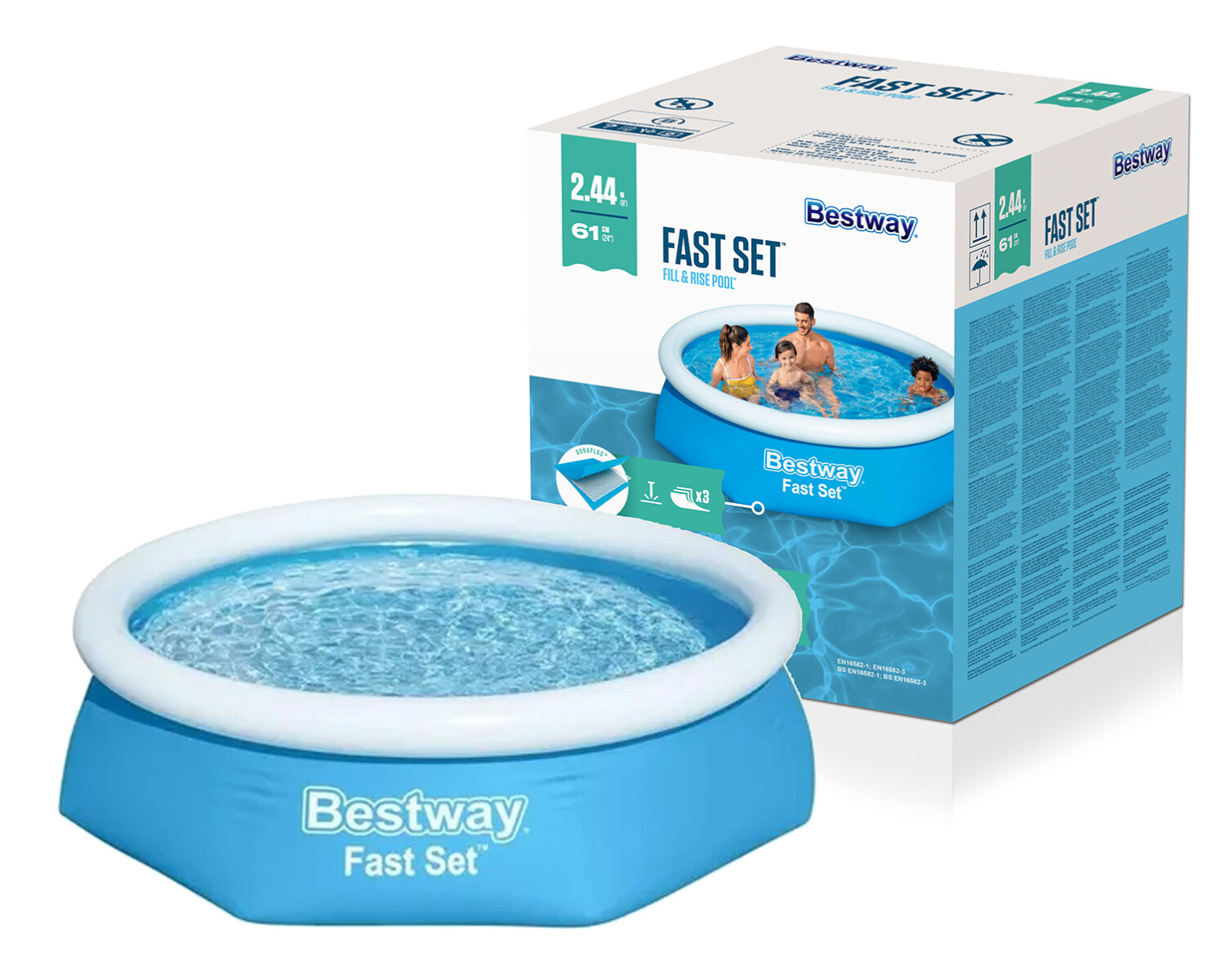 Piscina gomon 1.880 litros Bestway 