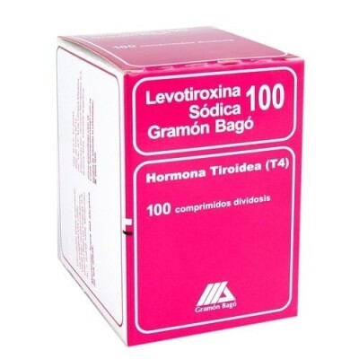 Levotiroxina Bago 100 Mcg. 100 Comp. Levotiroxina Bago 100 Mcg. 100 Comp.