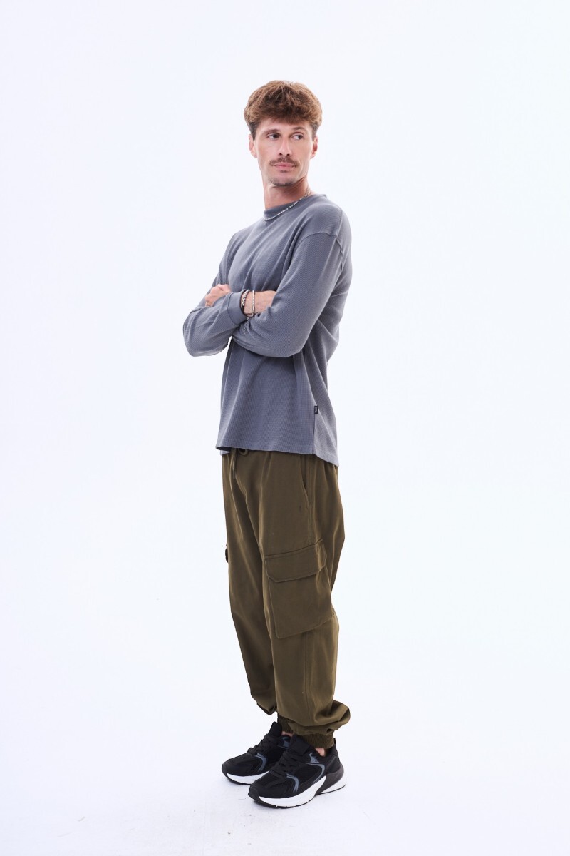 Pantalon de gabardina Rocha Verde