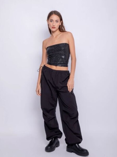 PANTALON PIECE OF CAKE PARACHUTE NEGRO